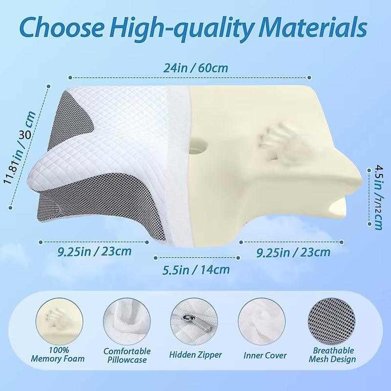 ComfortCradle Ergonomic Sleep Pillow - The Sokai Store